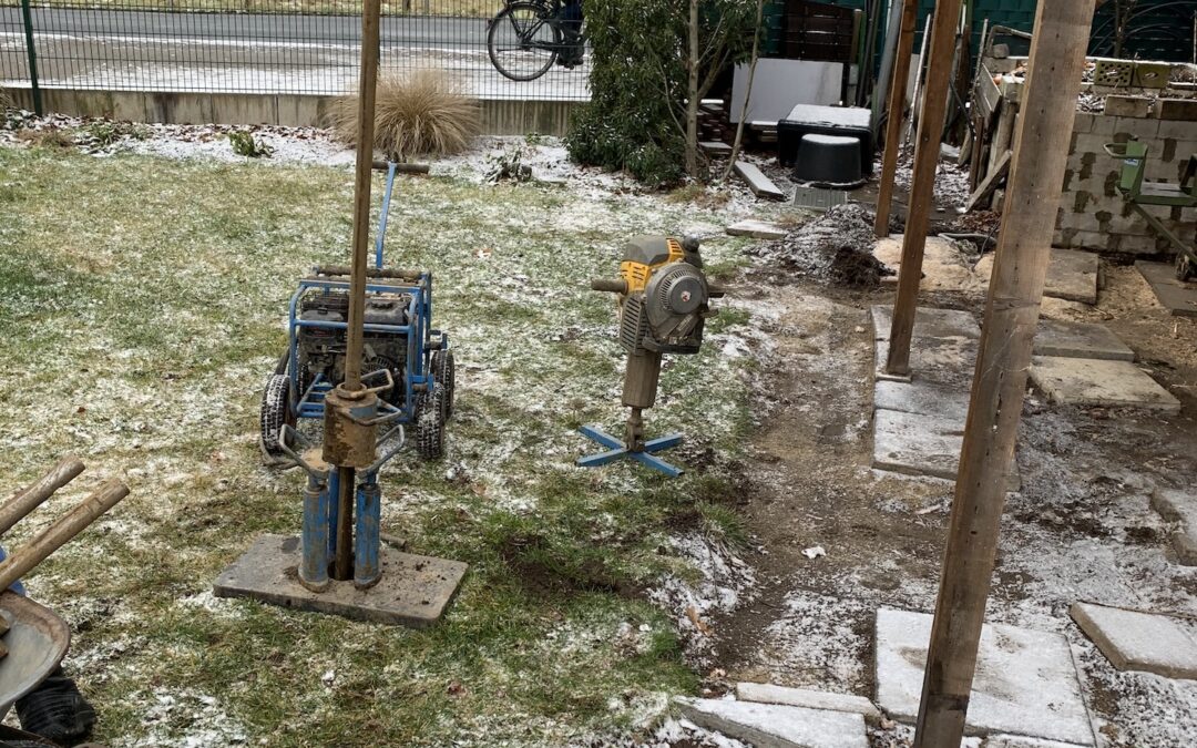 6.2.2021 Schlag auf Schlag soll es losgehen – Erdbohrungen