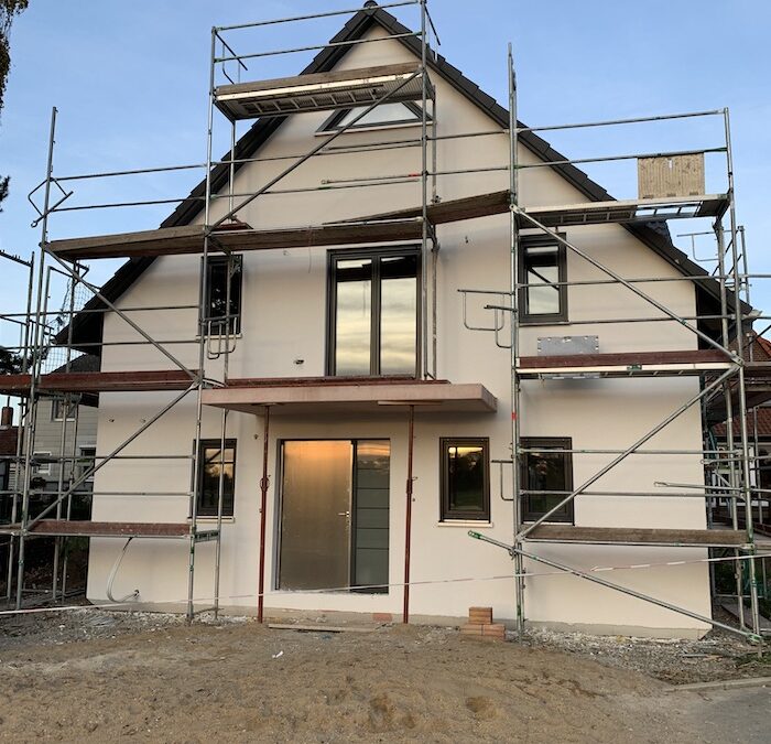 Unser Haus erstrahlt in weiß